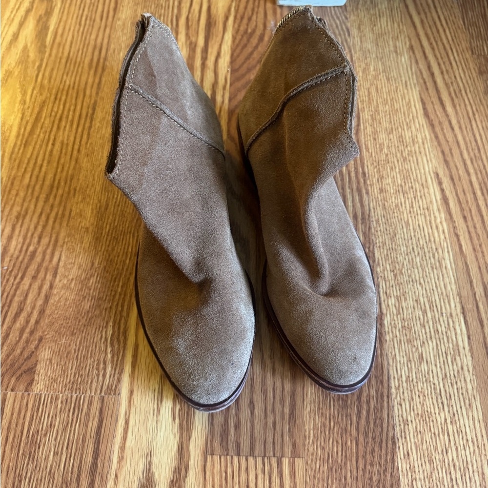 Dolce Vita Brown Suede Pointed Ankle Booties